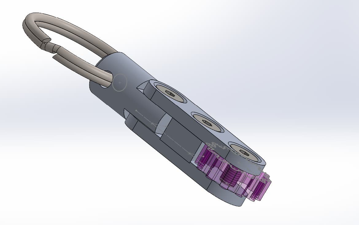 Keychain SolidWorks Render